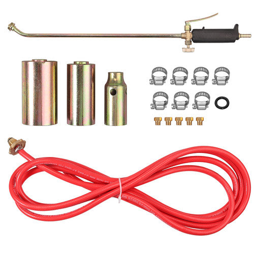 Long Arm Propane Butane Gas Torch Burner Blow Kit Roofers Roofing Brazing + Hose