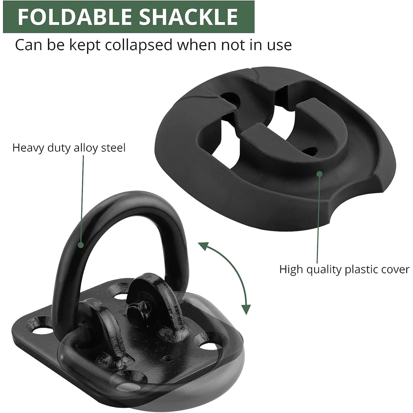 Security Ground Anchor,Heavy Duty Alloy Steel Anti-Theft Wall Anchor Lock