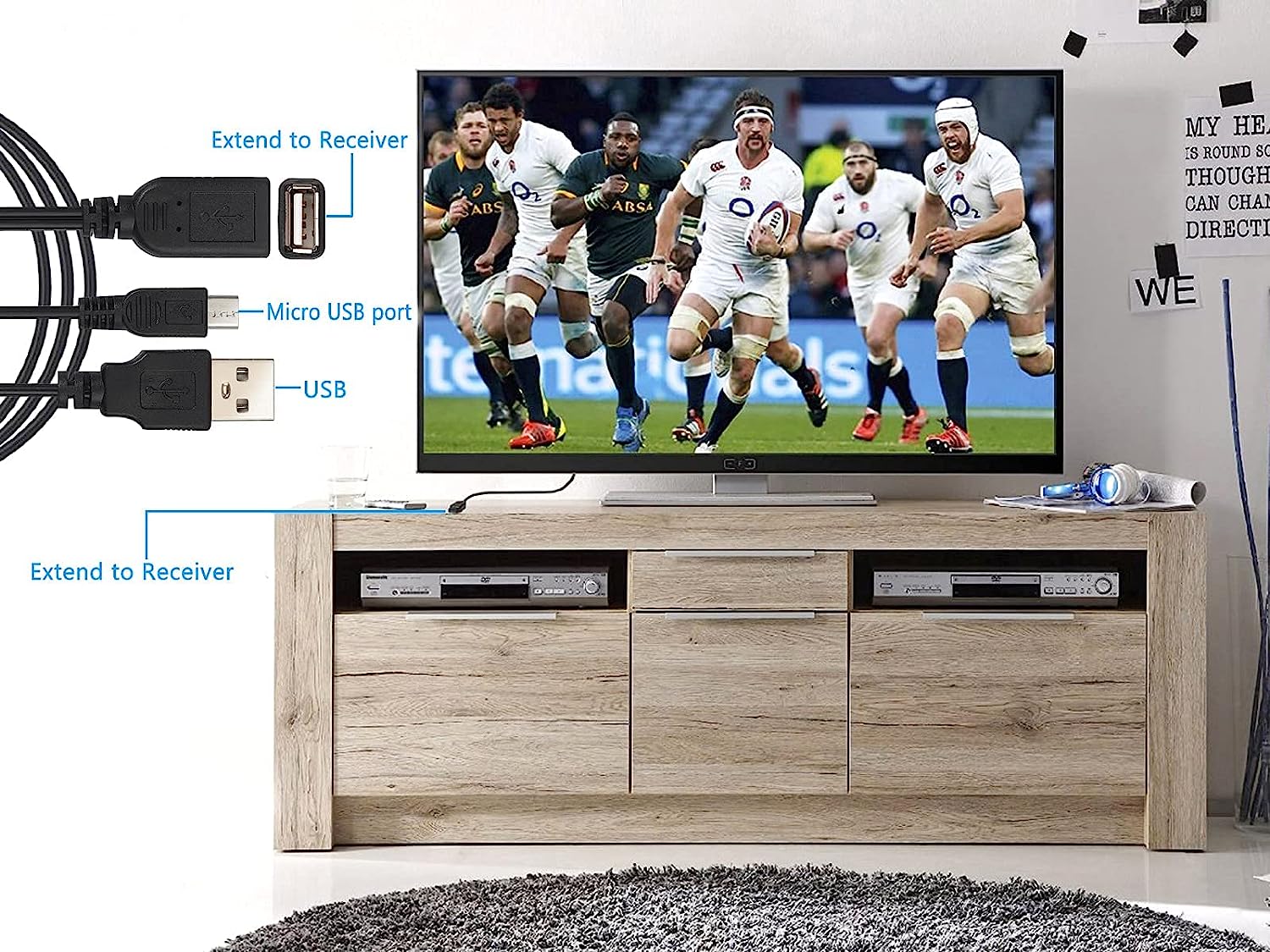 eSynic Mini Wireless Keyboard 2.4G Mini Wireless XBMC Keyboard