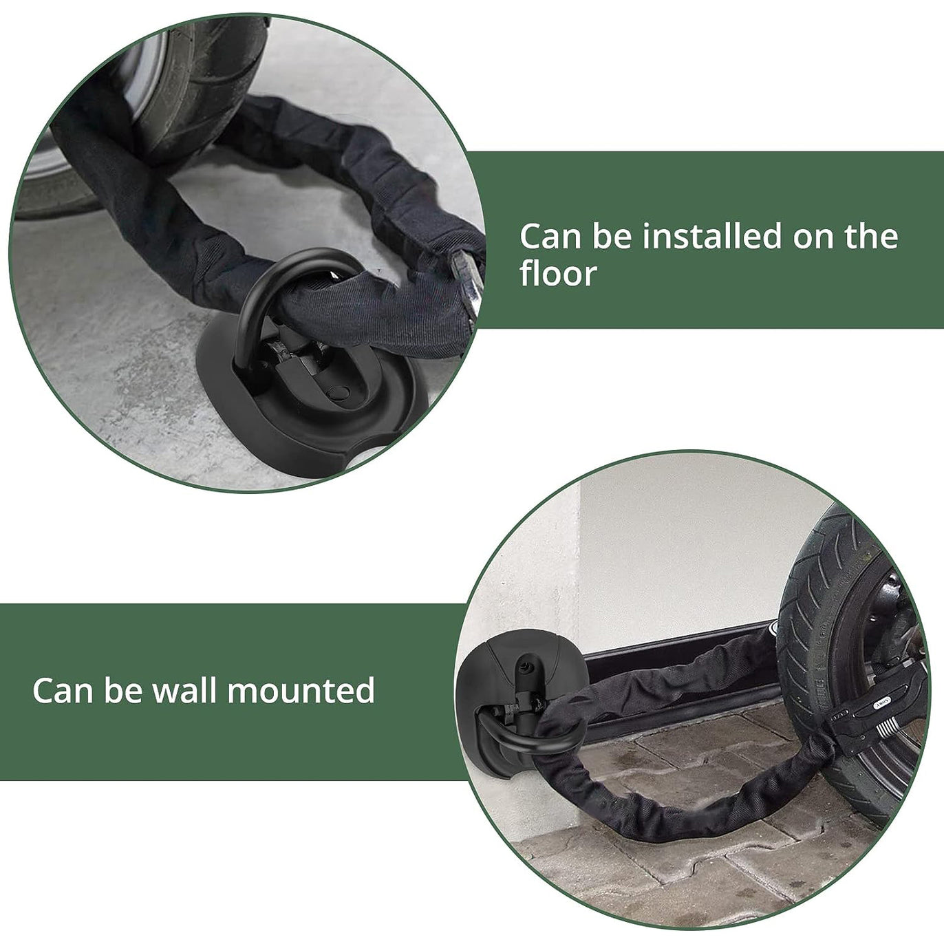 Security Ground Anchor,Heavy Duty Alloy Steel Anti-Theft Wall Anchor Lock