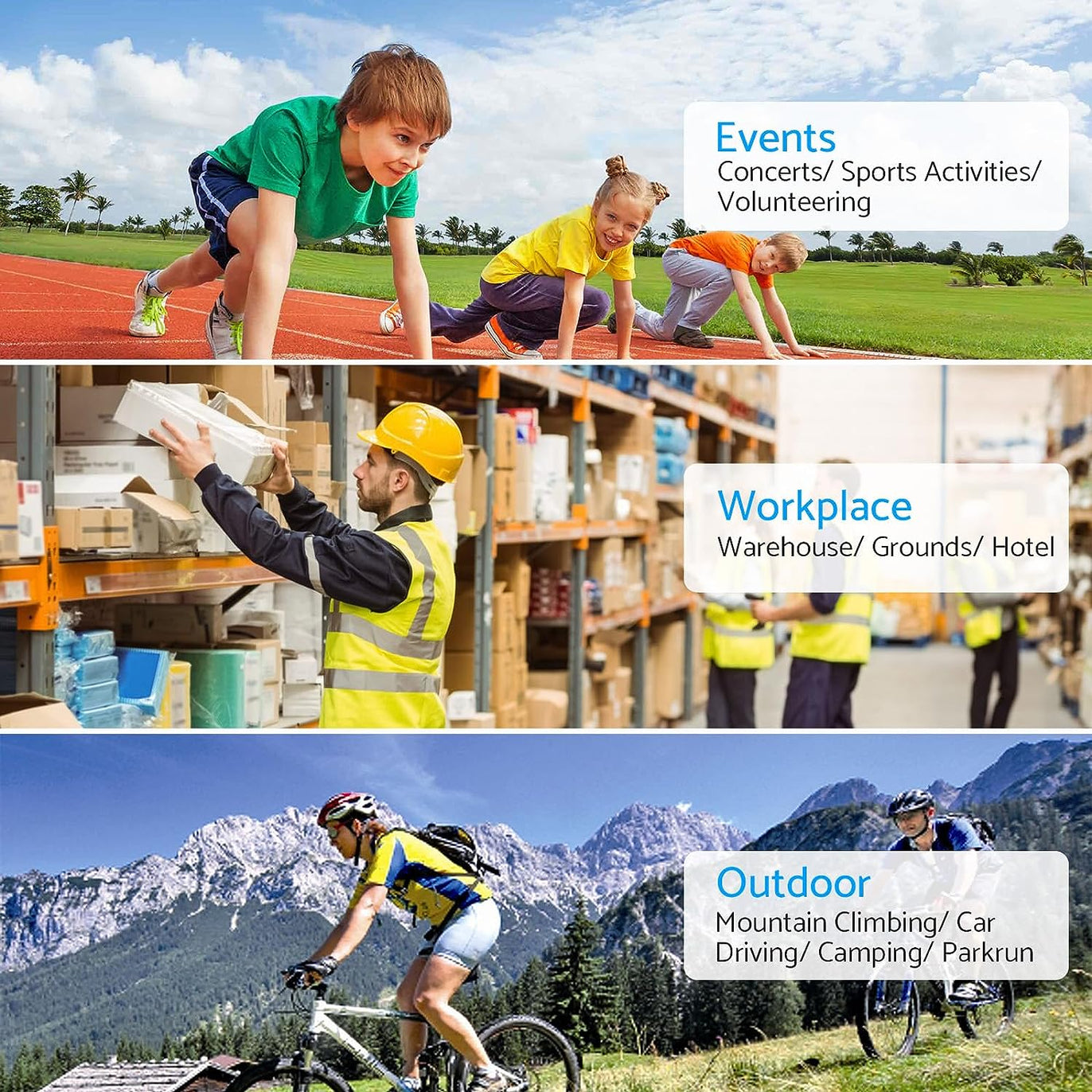 eSynic 6Pcs Professional Walkie Talkies 2 Way Radio Walkie Talkies Rechargeable