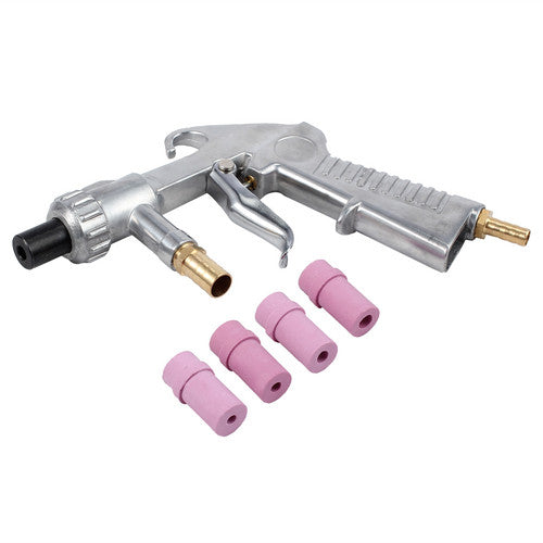 Sandblaster Kit Air Nozzles Sandblasting Siphon Feed Blast Gun Tube Sand Blaster