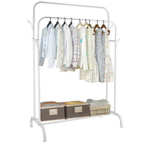 Clothes Rail Rack Metal Home Shop Garment Hanging Display Stand Storage Shelf