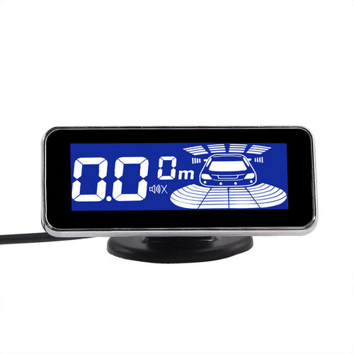 Front Rear LED Car Reverse Parking 8 Sensor Buzzer Alarm Kit + Display Monitor