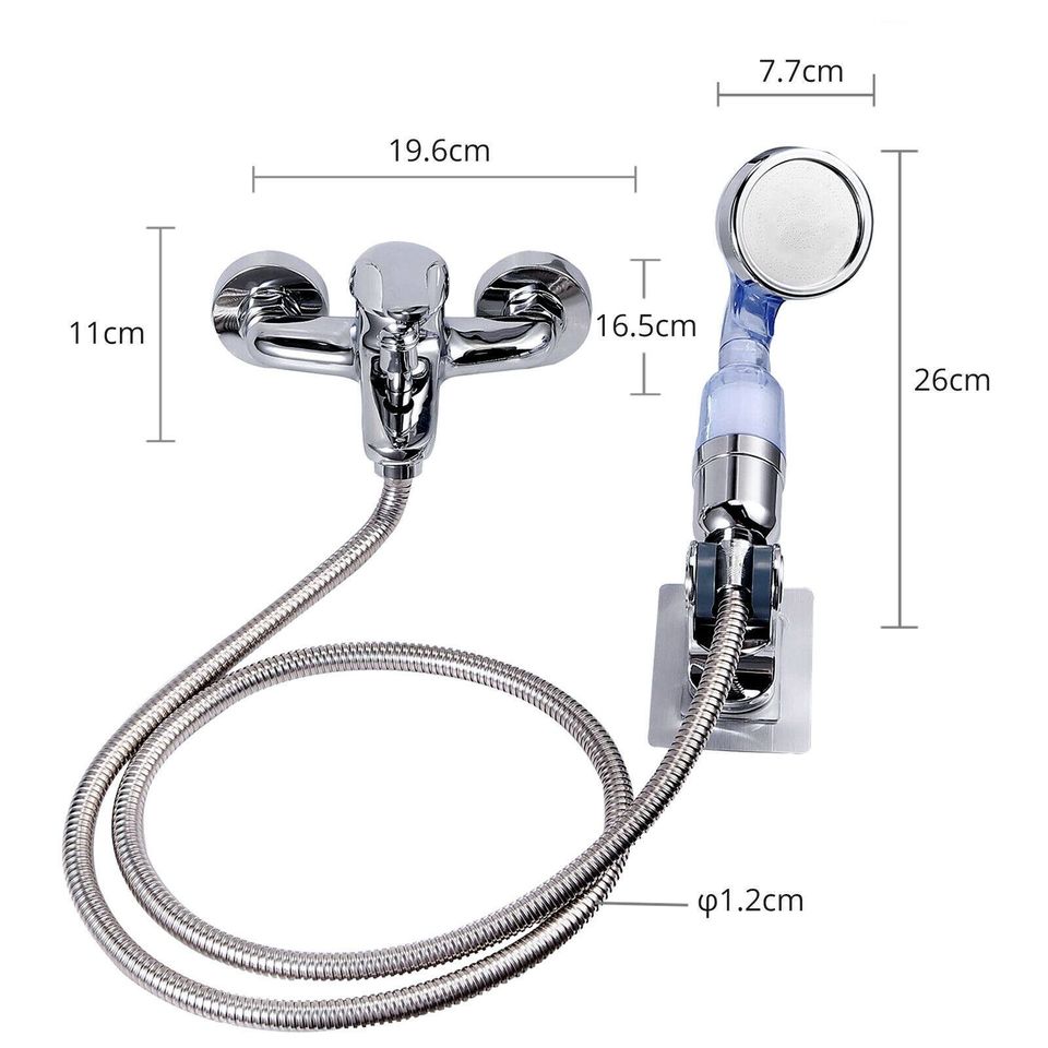 eSynic Bathtub faucet set hand shower bathtub single lever mixer tap mixer tap
