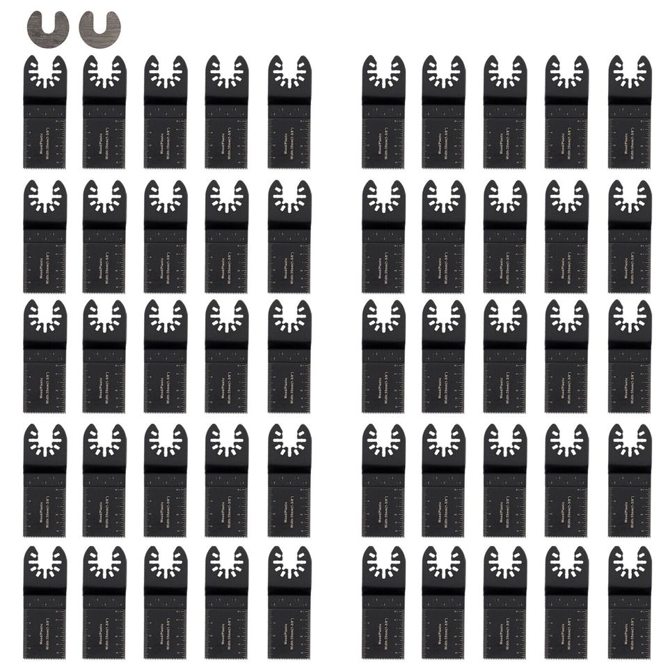 eSynic 50 Pc Oscillating Multi Tool Saw Blade For Fein Multimaster BOSCH Ridgid Makita AU