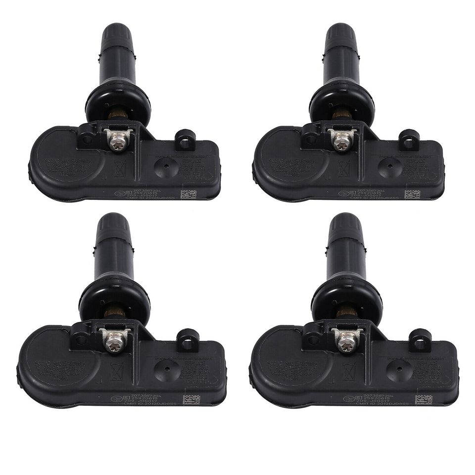 eSynic 4Pcs Tire Pressure Sensors For Chevrolet Silverado 1500 2500 3500 Suburban Tahoe
