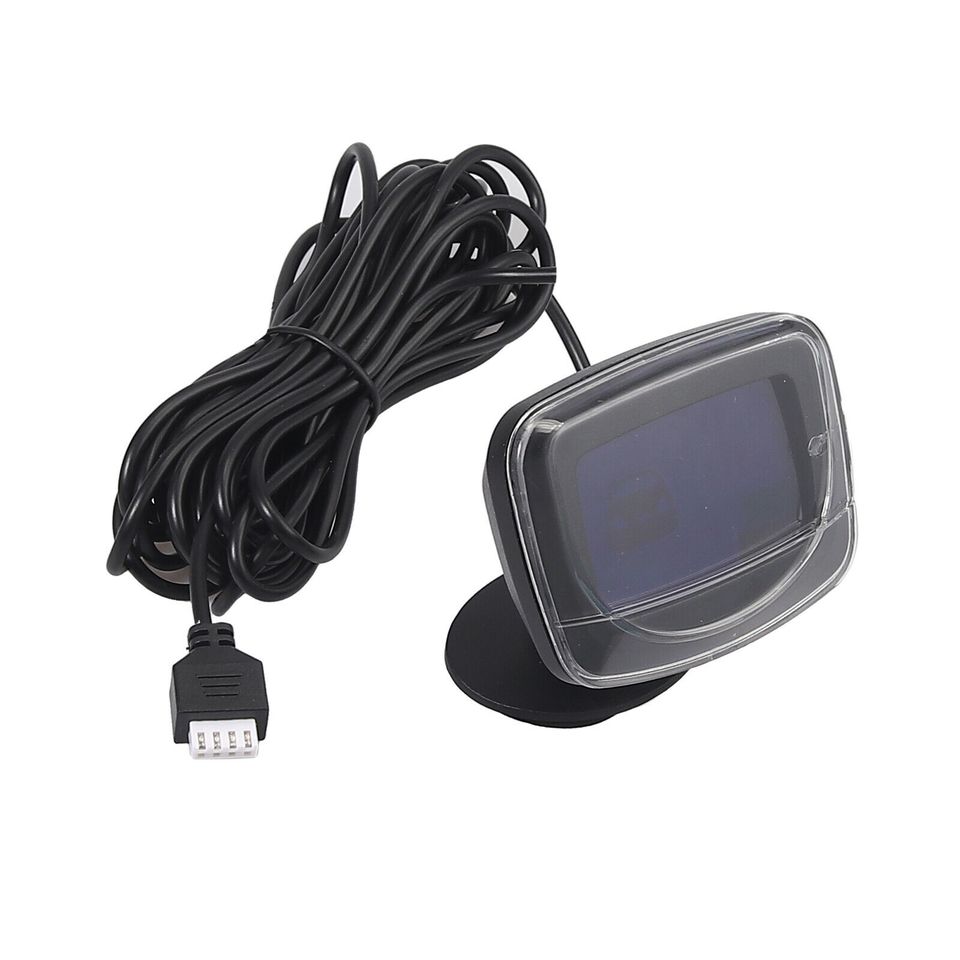 eSynic Front Rear Car Reverse 8 Parking Sensors Kit Alarm Buzzer System + Display