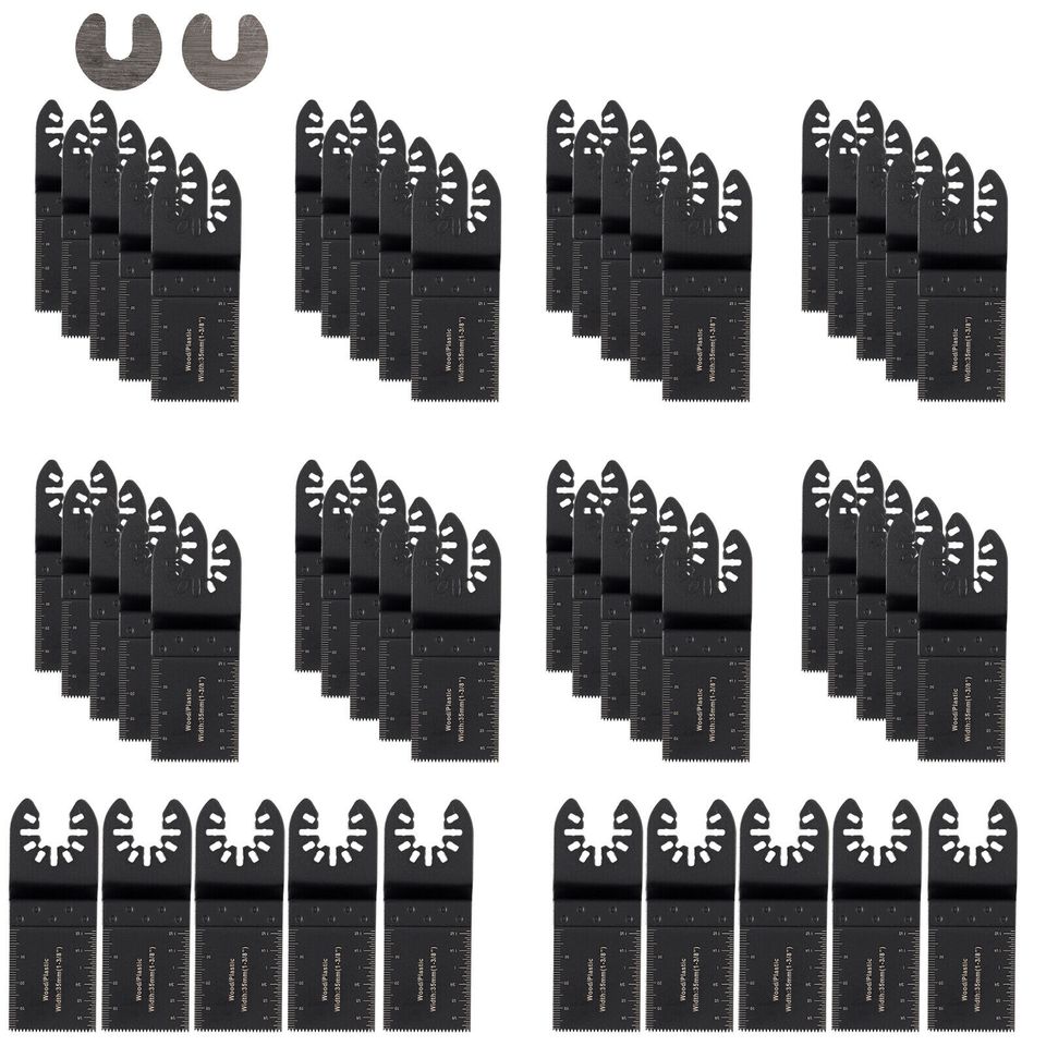 eSynic 50 Pc Oscillating Multi Tool Saw Blade For Fein Multimaster BOSCH Ridgid Makita AU