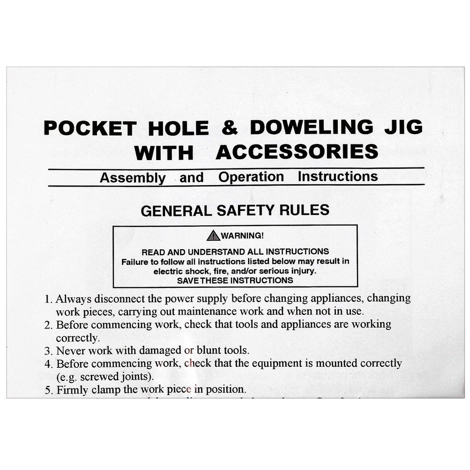 eSynic Pocket Hole Jig Kit Tool System Woodworking Hole Screw Drill Set for Joinery DIY