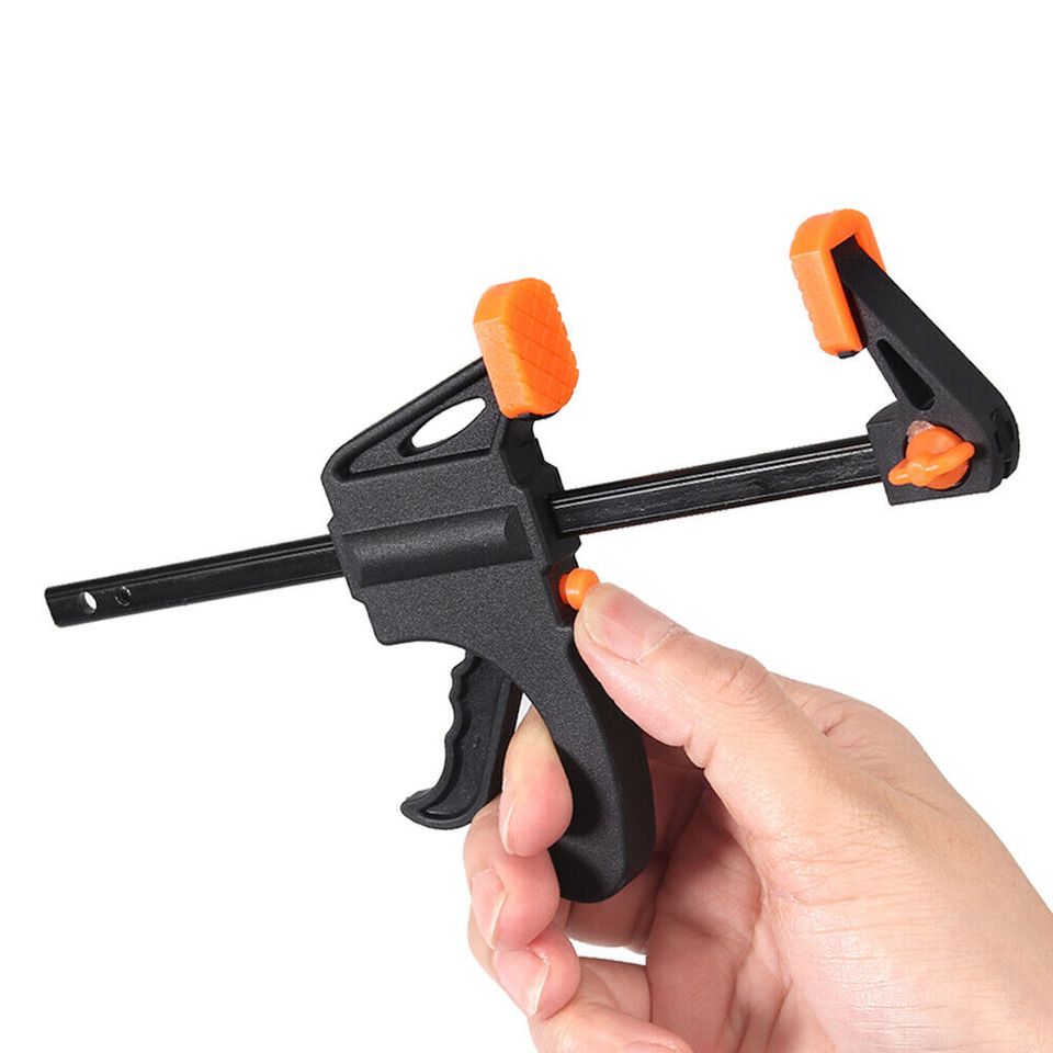 eSynic 2X 90 Degree Right Angle Corner Clamp Woodworking w/ 4'' Bar Quick Grip F Clamps US