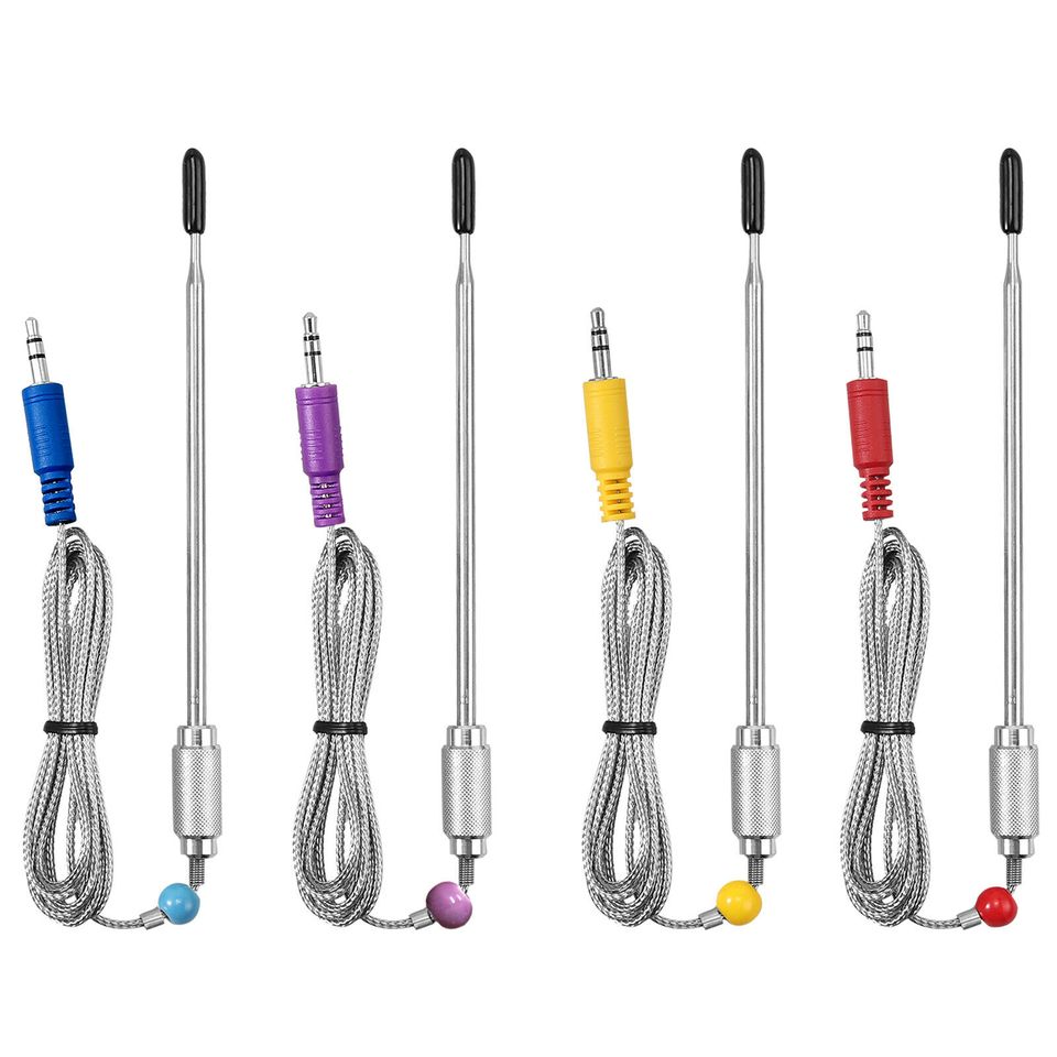 eSynic Wireless Cooking Thermometer Digital BBQ Grill Oven Meat Remote 328 Feet w/Probe DE