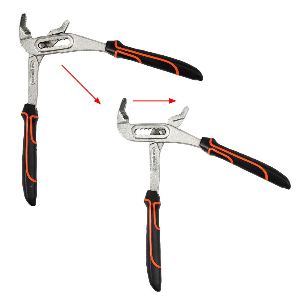 eSynic 3Pcs Water Pump Pliers Set 7 & 10 & 16 inch Channel Lock Pliers Quick Adjustment AU