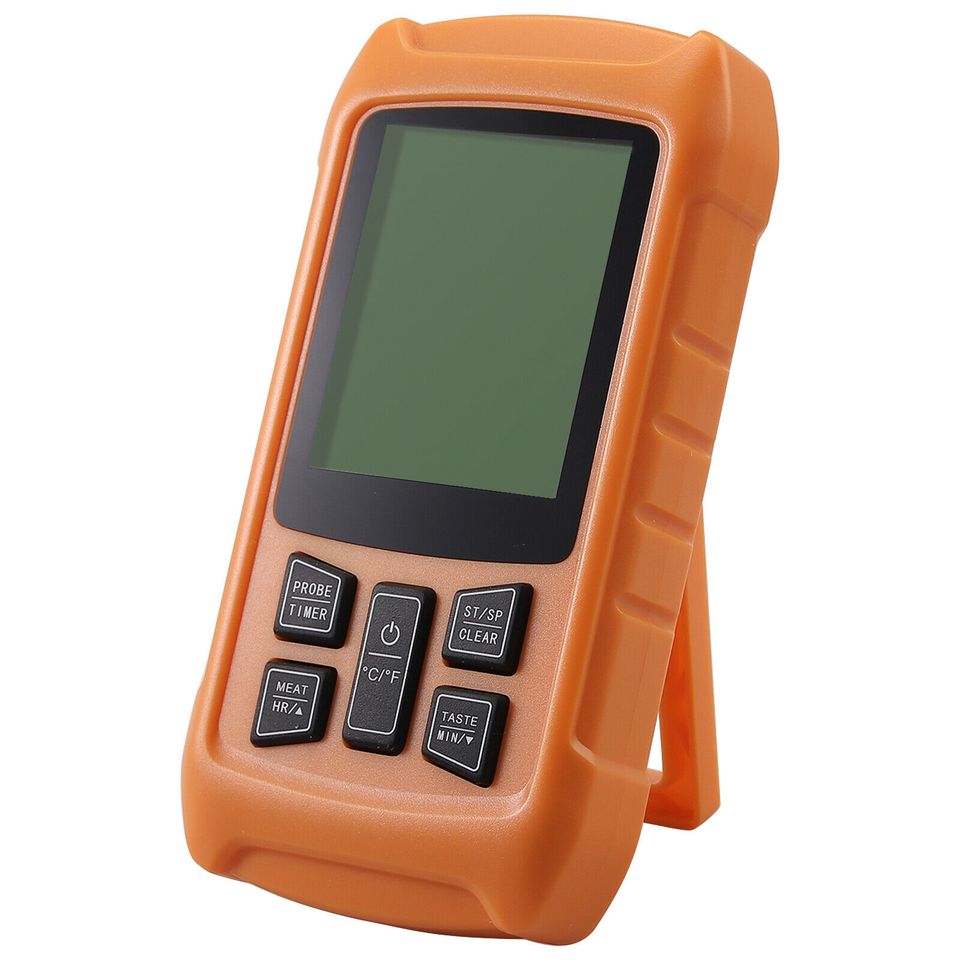 eSynic Wireless Cooking Thermometer Digital BBQ Grill Oven Meat Remote 328 Feet w/Probe DE