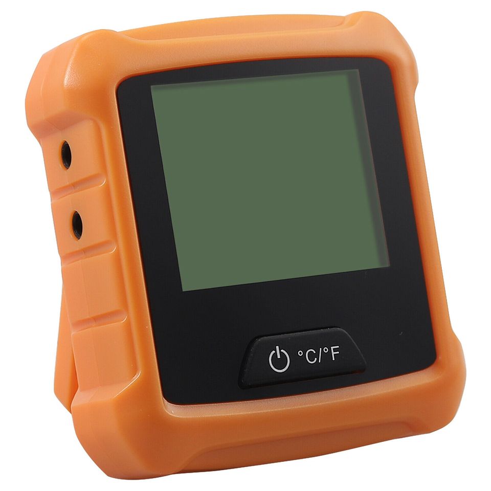 eSynic Wireless Cooking Thermometer Digital BBQ Grill Oven Meat Remote 328 Feet w/Probe DE