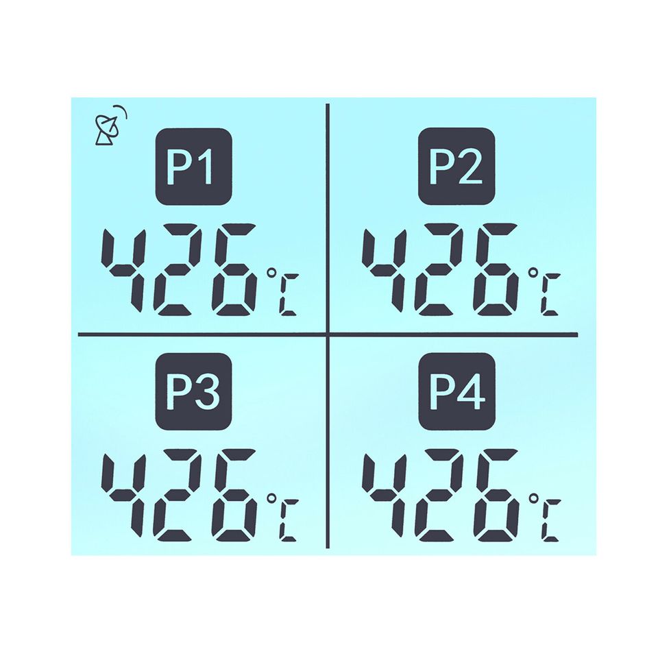 eSynic Wireless Cooking Thermometer Digital BBQ Grill Oven Meat Remote 328 Feet w/Probe DE
