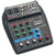eSynic 4 Channel Audio Mixer with Sound Card Mixing Console Bluetooth USB for Recording