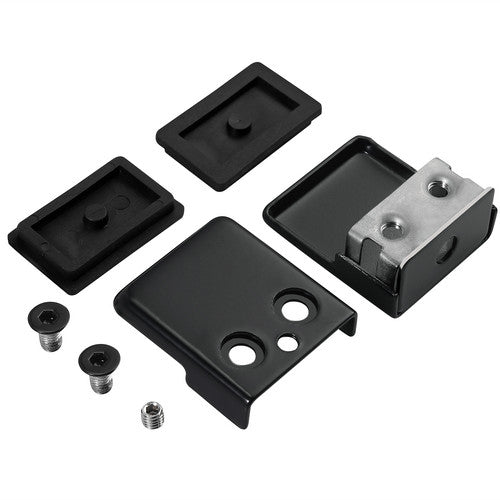 eSynic 8x Stainless Steel Glass Clamps Square Clip Bracket Holder for 8-10mm Balustrade