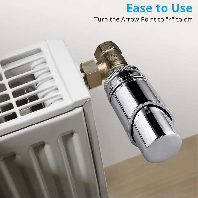 eSynic 2pcs Thermostatic Radiator Head