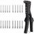 eSynic 10Inch Pop Rivet Gun Heavy Duty Hand Riveter Kit Rivet Gun with 200pcs