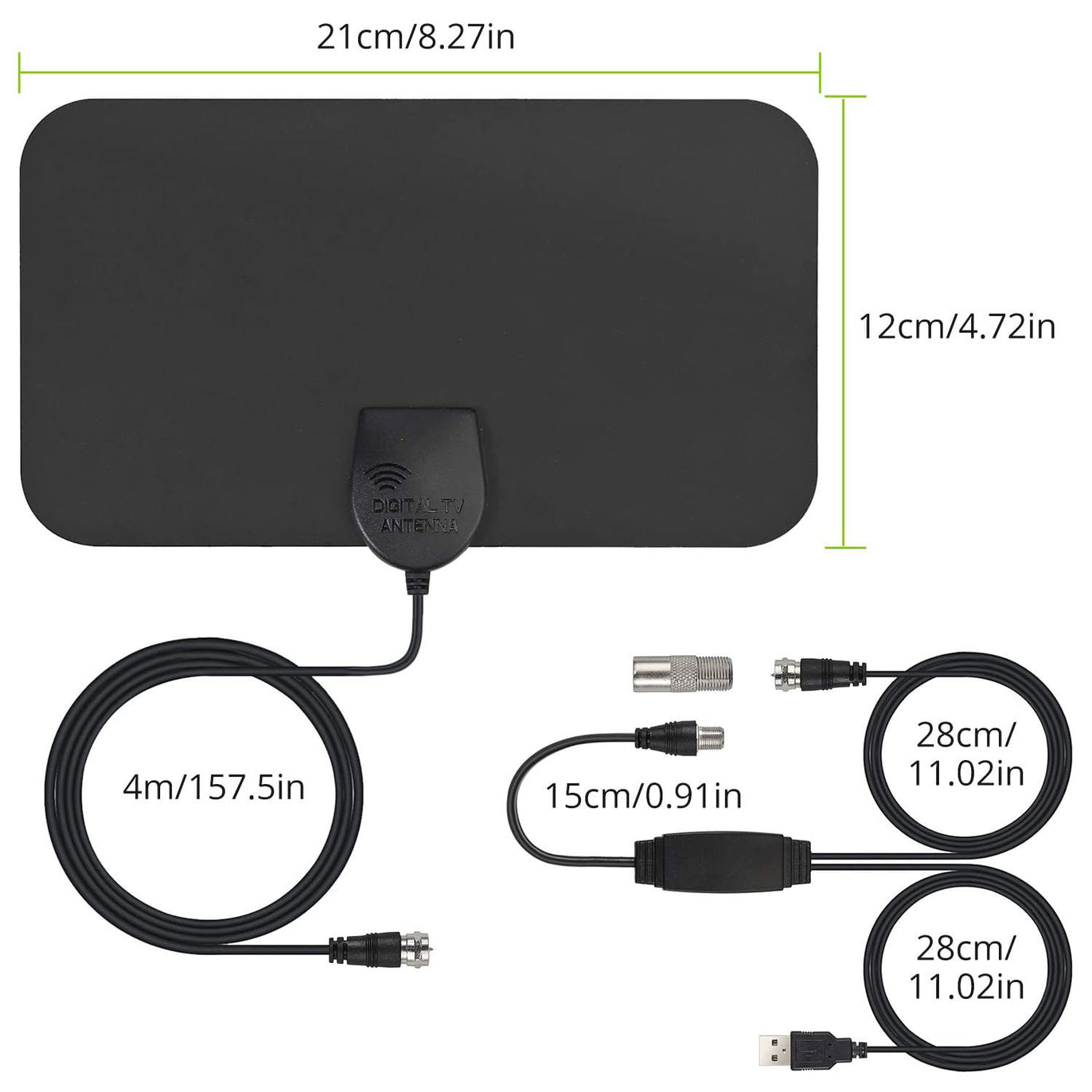 eSynic Professional 50 Miles Digital TV Aerial