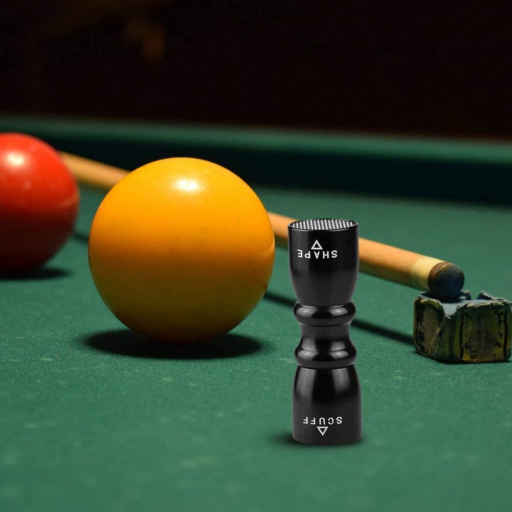eSynic 3 in 1 Pool Cue Tip Shaper -Black