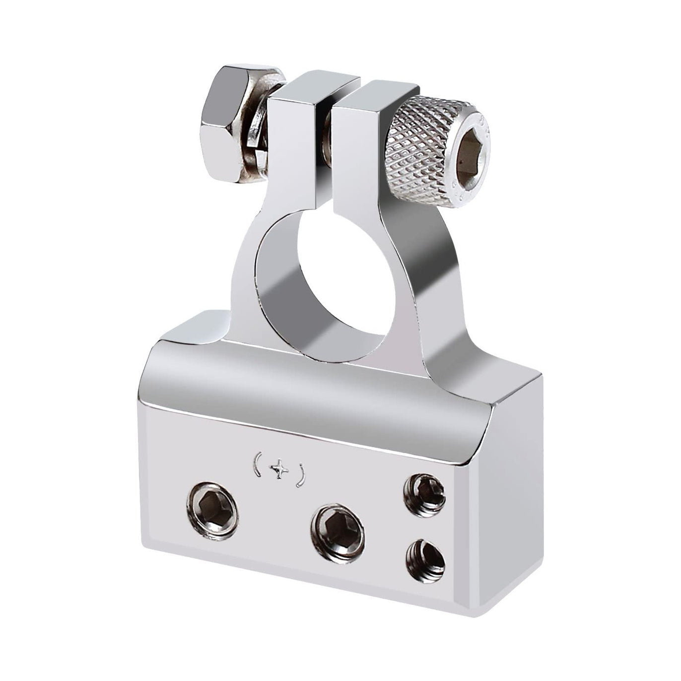 eSynic 4/8 Gauge AWG Car Battery Terminals -Silver