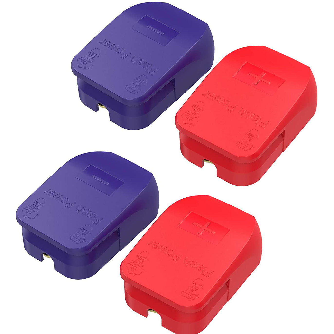 eSynic 4Pcs Battery Terminals Clamps