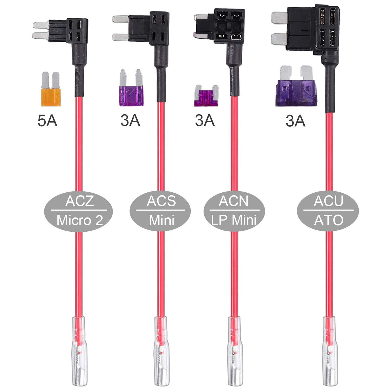 eSynic Dash Cam Hardwire Kit For Mini USB & Micro USB Dash Cam & 12V-24V Vehicles