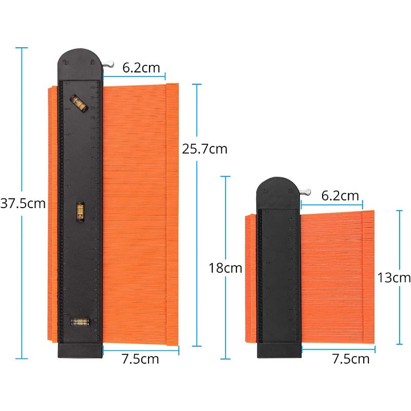 eSynic Professional 2Pcs Contour Gauge