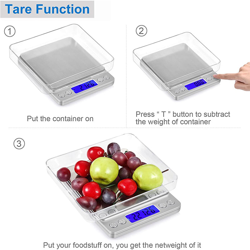 eSynic Digital Pocket Scale Weight Scale Mini Digital Pocket Scale 0.01-500g