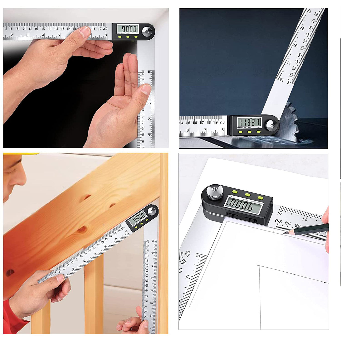 eSynic Electronic Digital Angle Ruler Protractor