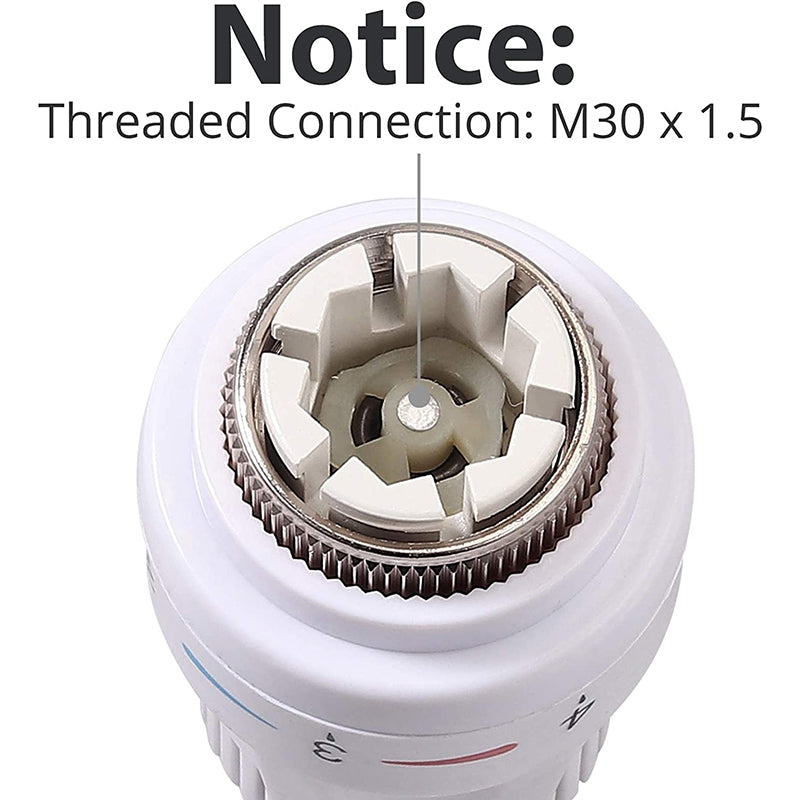 eSynic 4pcs Smart Radiator Thermostat TRV M 30 x 1.5 Radiator