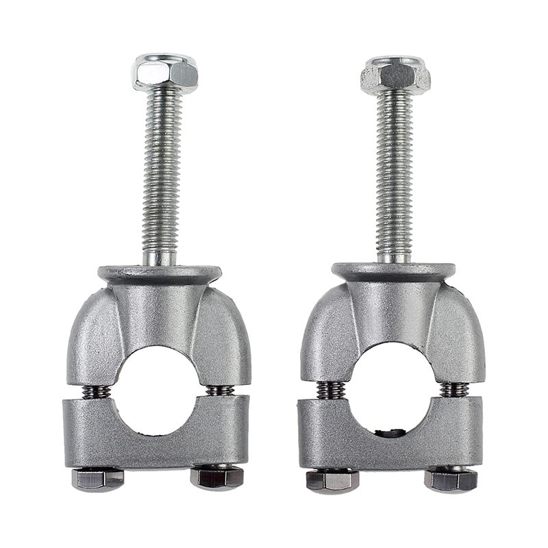 Handle Bar Risers Clamp Motorbike Handlebar Clamp -Silver