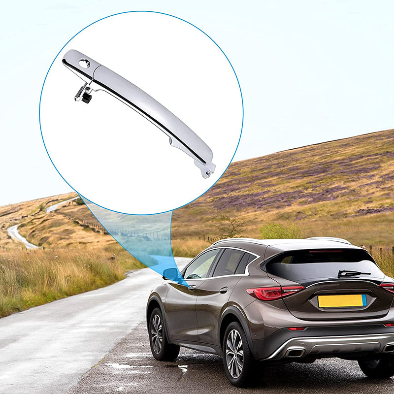 eSynic Outside Door Chrome Front Right or Rear Car Handle