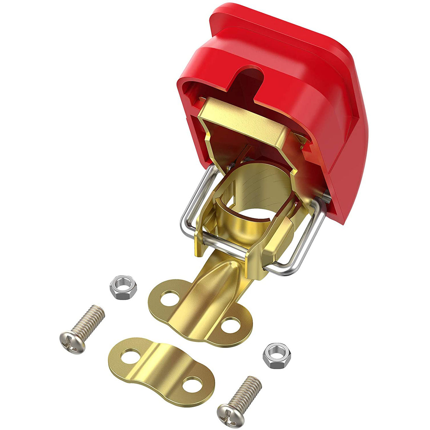 eSynic 4Pcs Battery Terminals Clamps