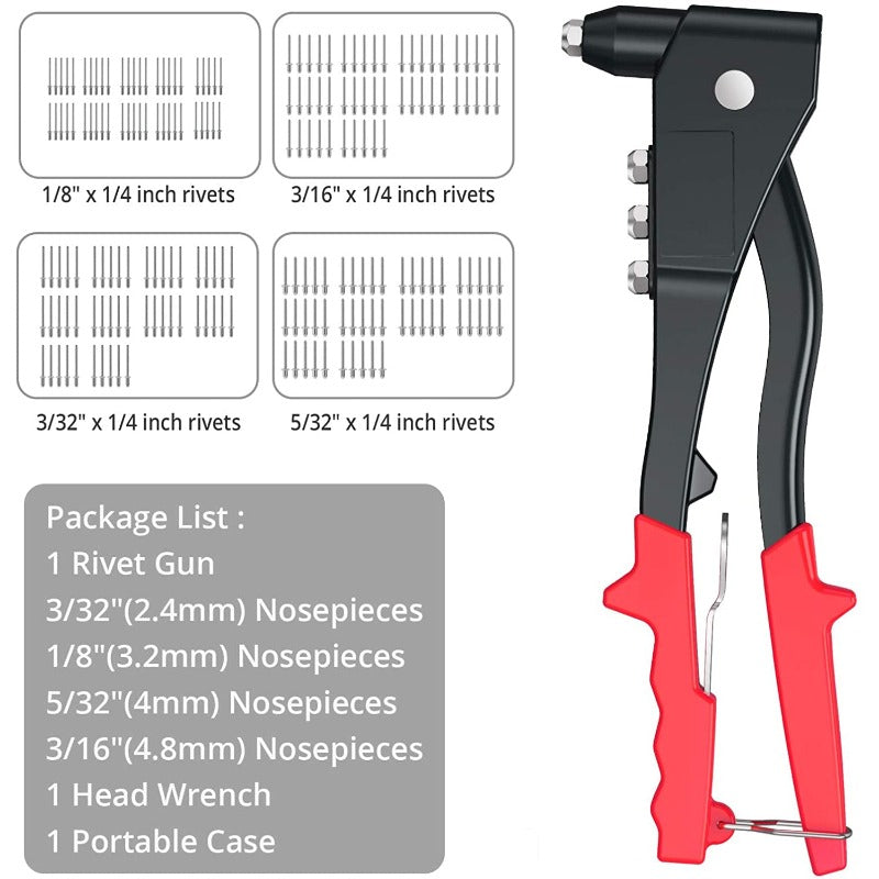 eSynic Pop Rivet Gun Set with Case