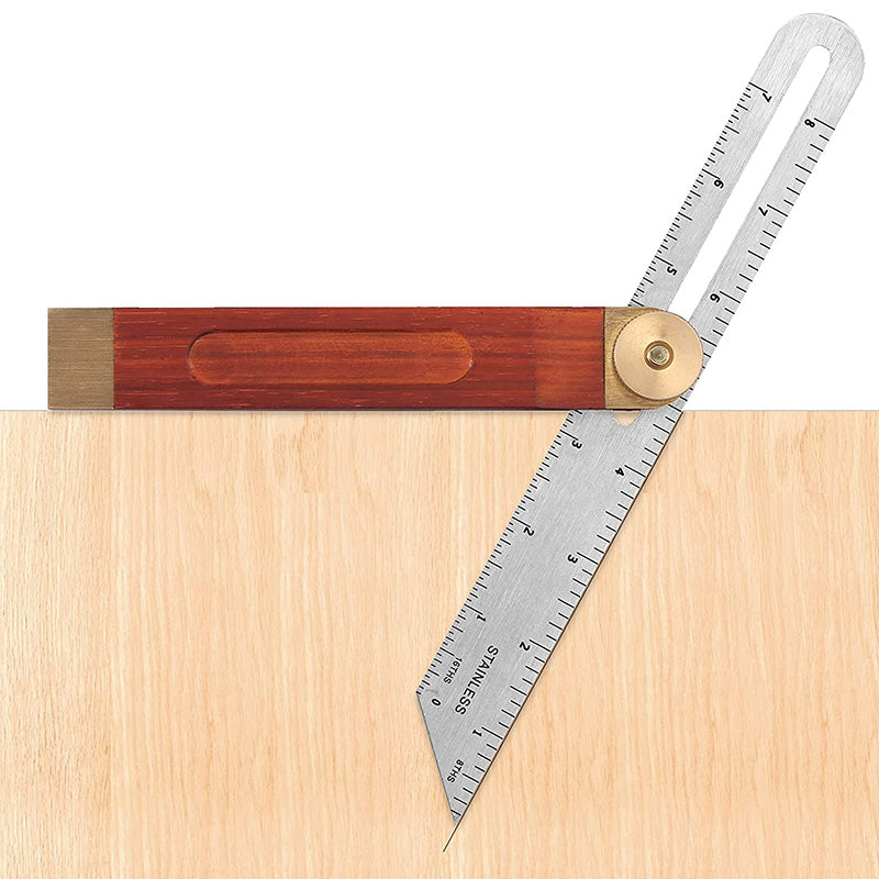 eSynic Zinc Alloy 300mm Woodworking Carpentry Square Set