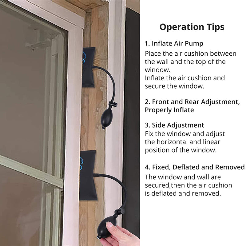 eSynic Hot Release 2pcs Air Wedge Pump Wedge Up Bag