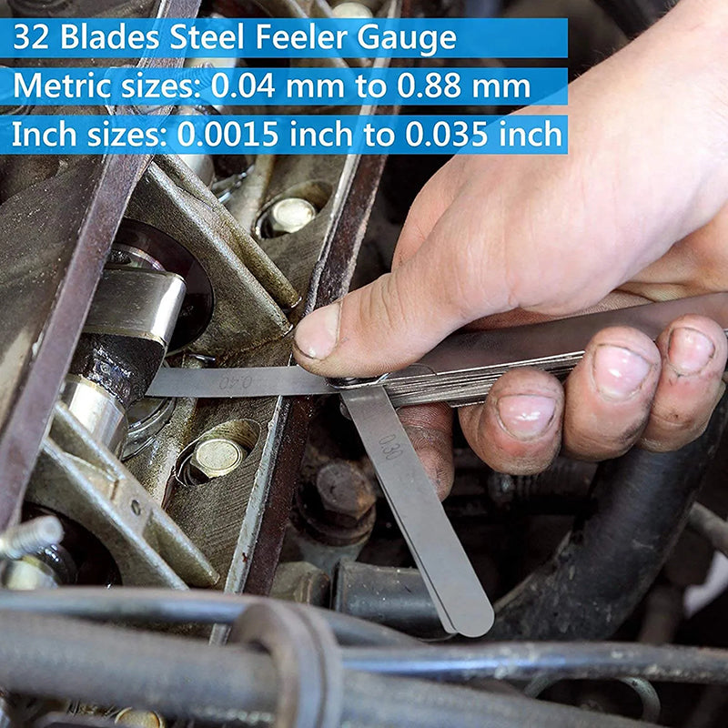 eSynic Digital Vernier Caliper 6Inch/150mm with 32 Blade Feeler Gauge