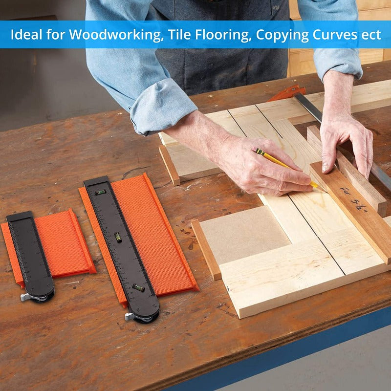 eSynic Professional 2Pcs Contour Gauge