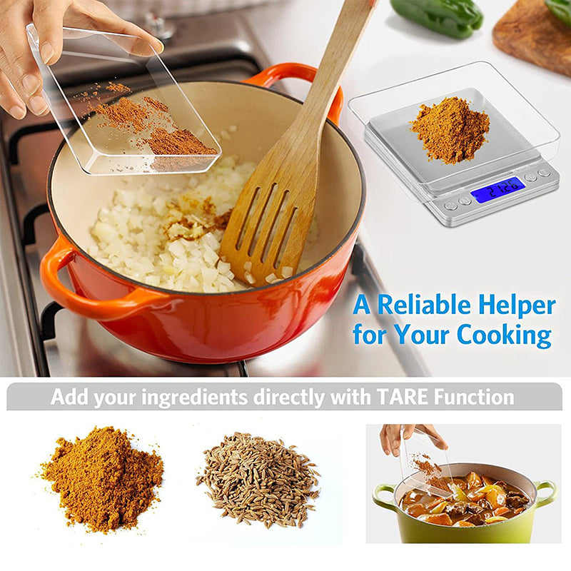 eSynic Digital Pocket Scale Weight Scale Mini Digital Pocket Scale 0.01-500g