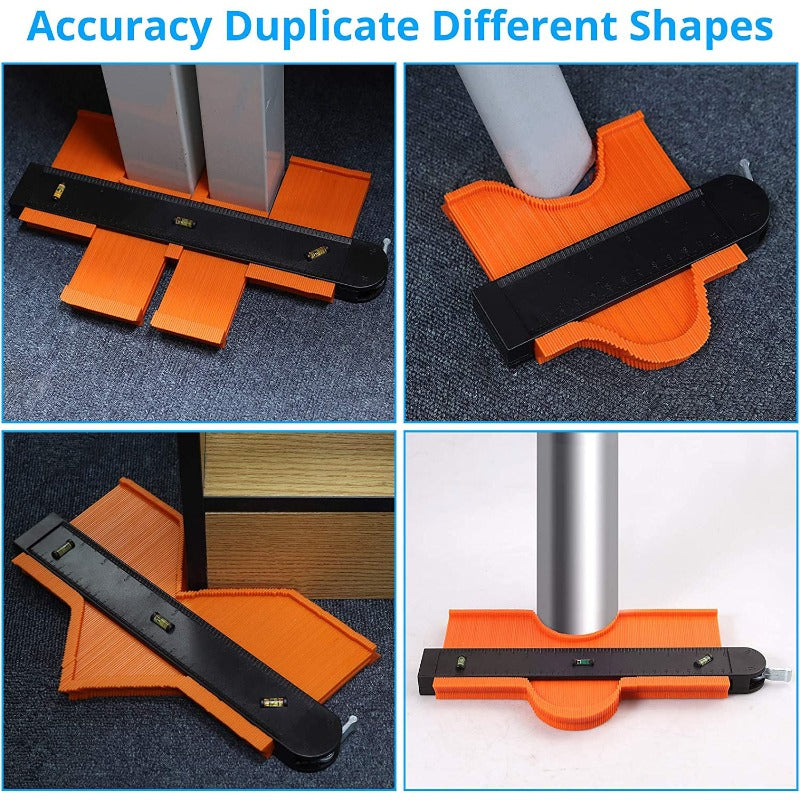 eSynic Professional 2Pcs Contour Gauge