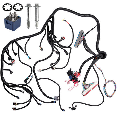 Standalone Wiring Harness T56 or Non-Electric Tran 4.8 5.3 6.0 DBC LS1 1997-2006