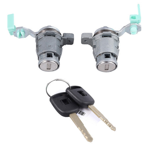 Left & Right Door Lock Cylinders w/ 2 Keys For Honda Civic Accord Odyssey S2000