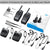 eSynic Professional Rechargeable Walkie Talkies - Long Range 2 Way Radio for Adults with VOX, 16 Channels, LED Light, Original Earpieces, Durable Design, and Portable Audio