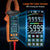 Proster Digital Clamp Meter - 600A DC AC Current 600V AC DC Voltage NCV Continuity Capacitance Resistance Frequency Diode Hz Test