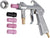 AMTOVL Sand Blasting Guns Sandblaster + 4Pcs Ceramic Nozzles + Extra Iron Nozzle Tip Set