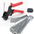 Stainless Steel Cable Tie Gun Kit with 100PCS 11.8