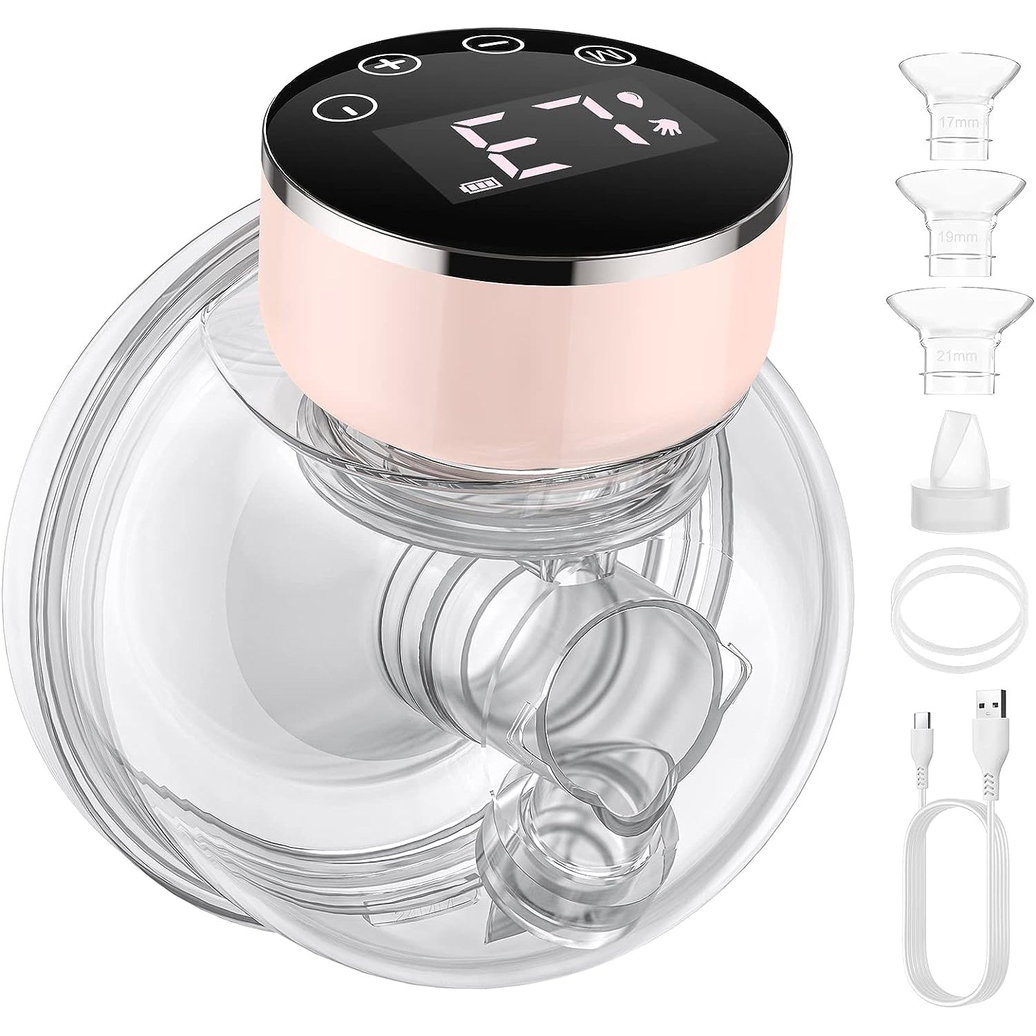 eSynic Electric Breast Pump Portable 3 Modes and 9 Levels Painless